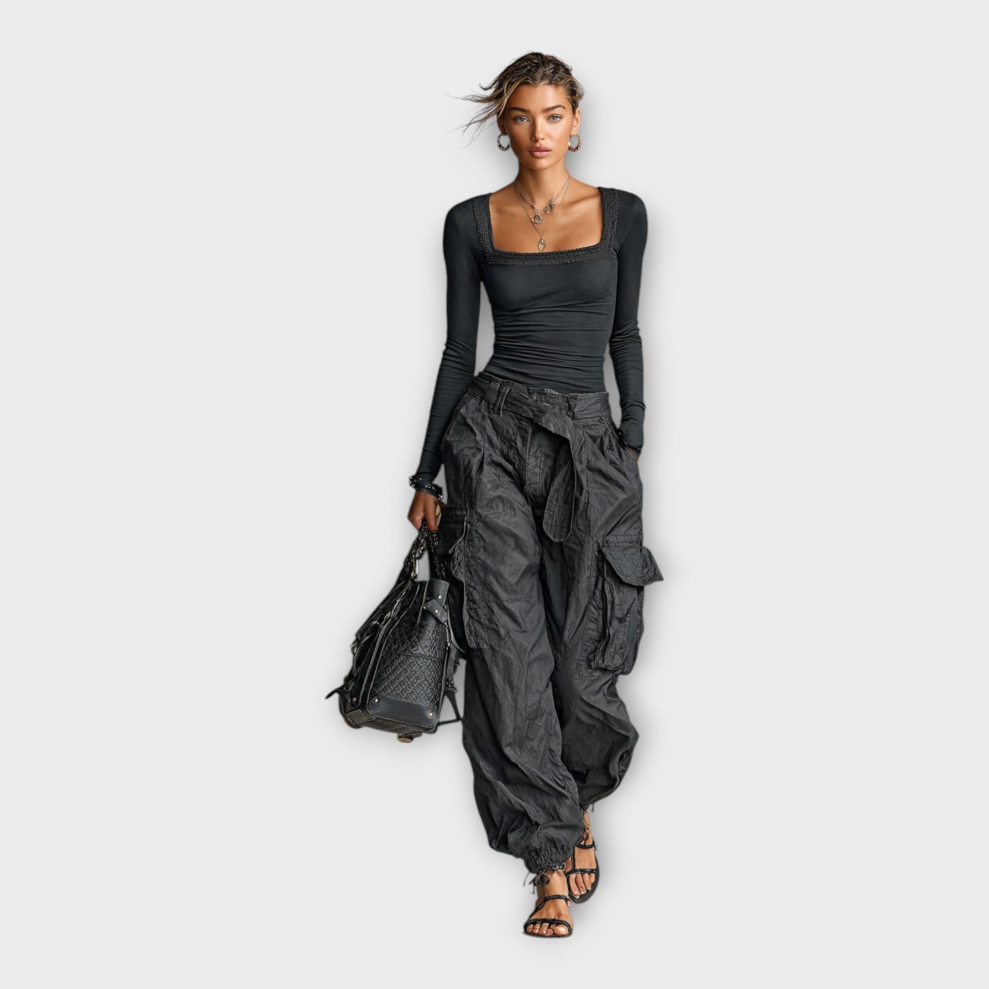 Cargo trousers with modern comfort