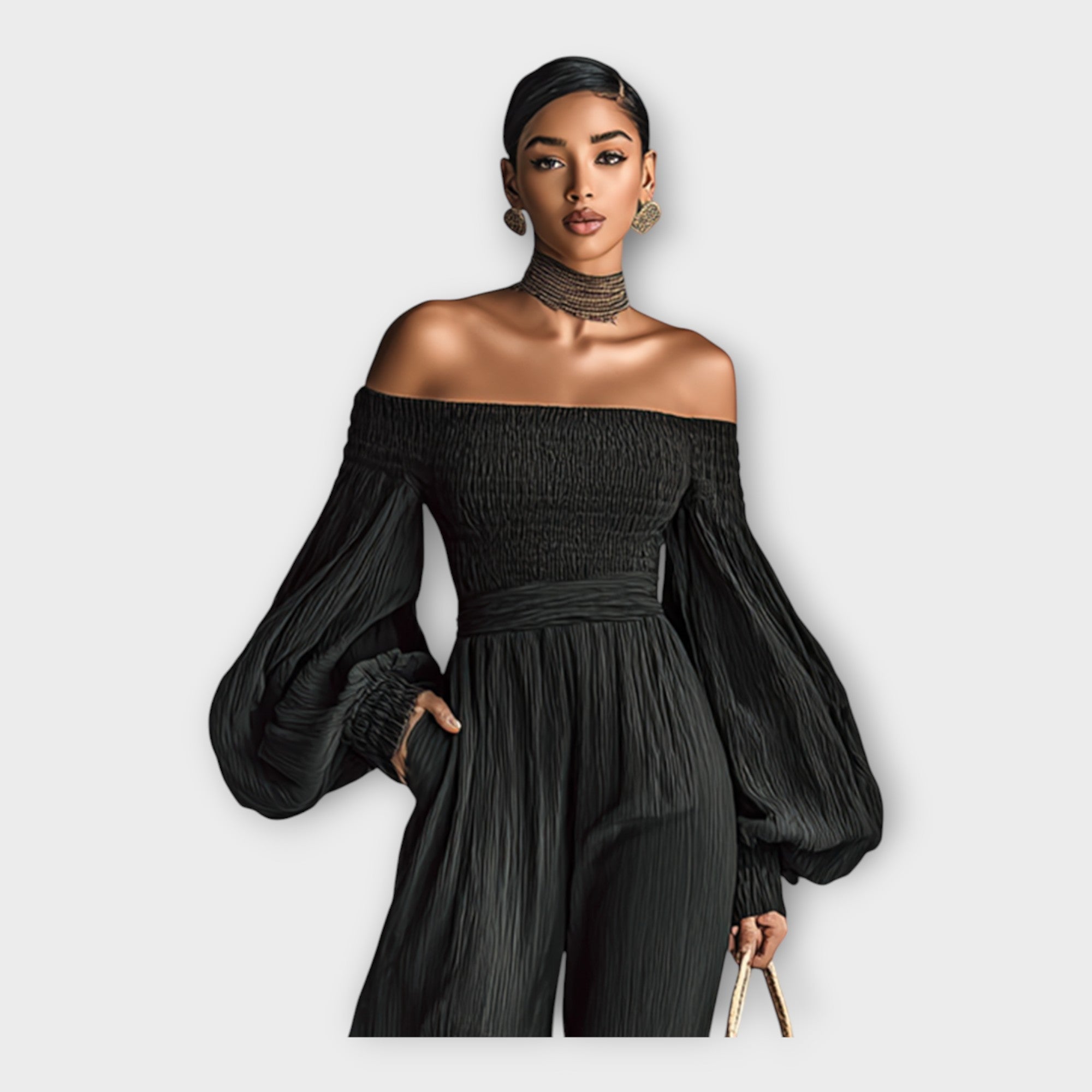 All-in-one jumpsuit with airy elegance