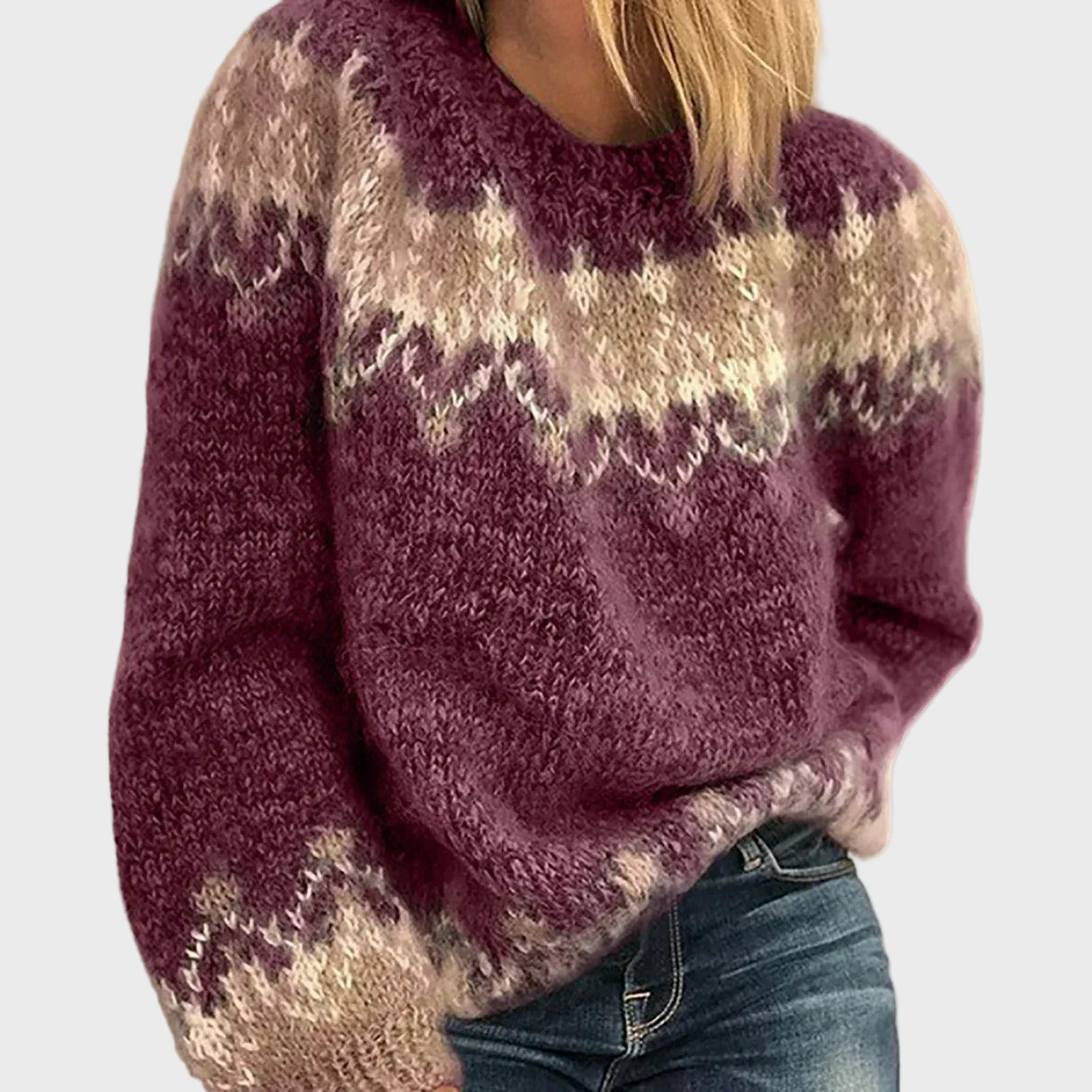 Warm Knitted Roll Neck