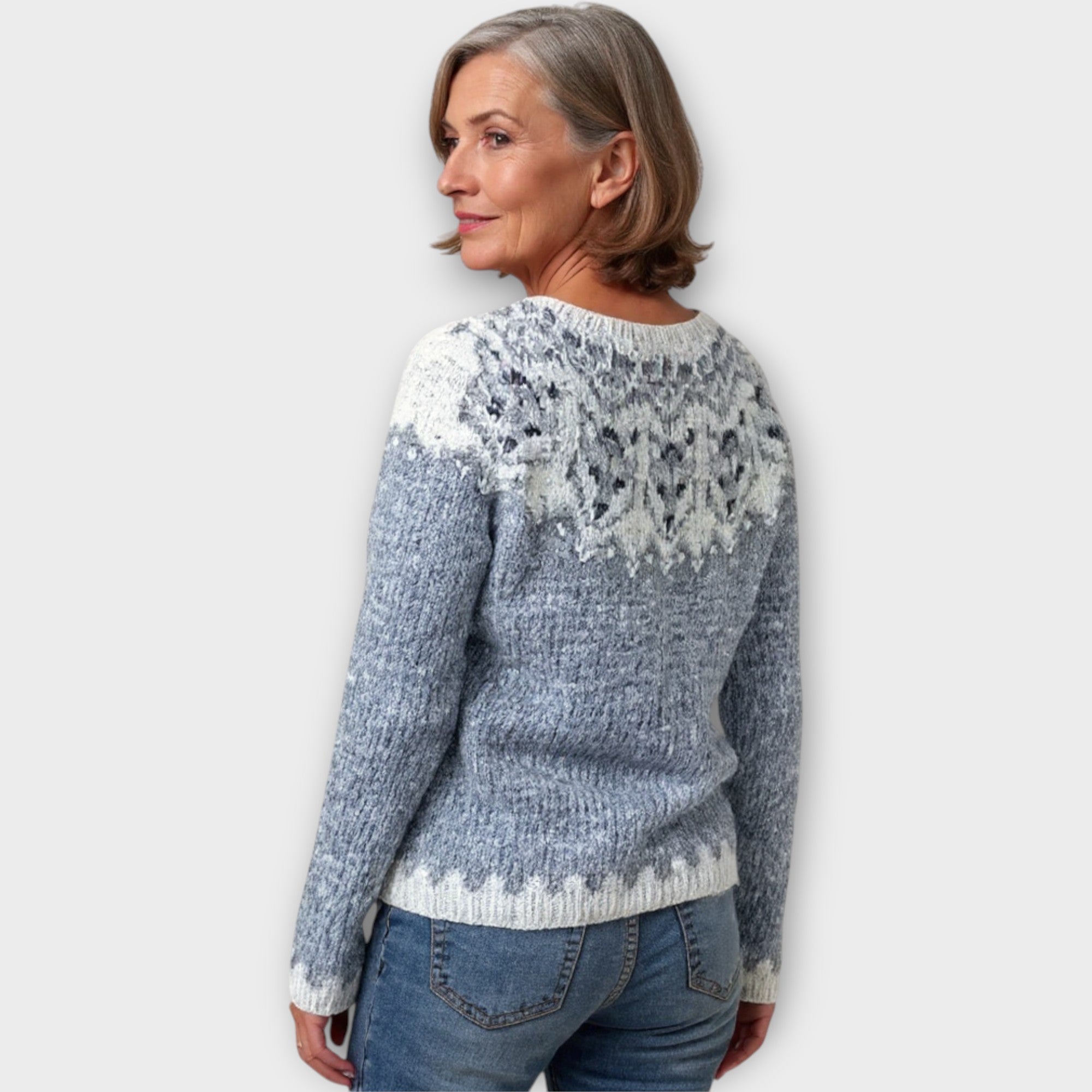 Sweater with Subtle Designs