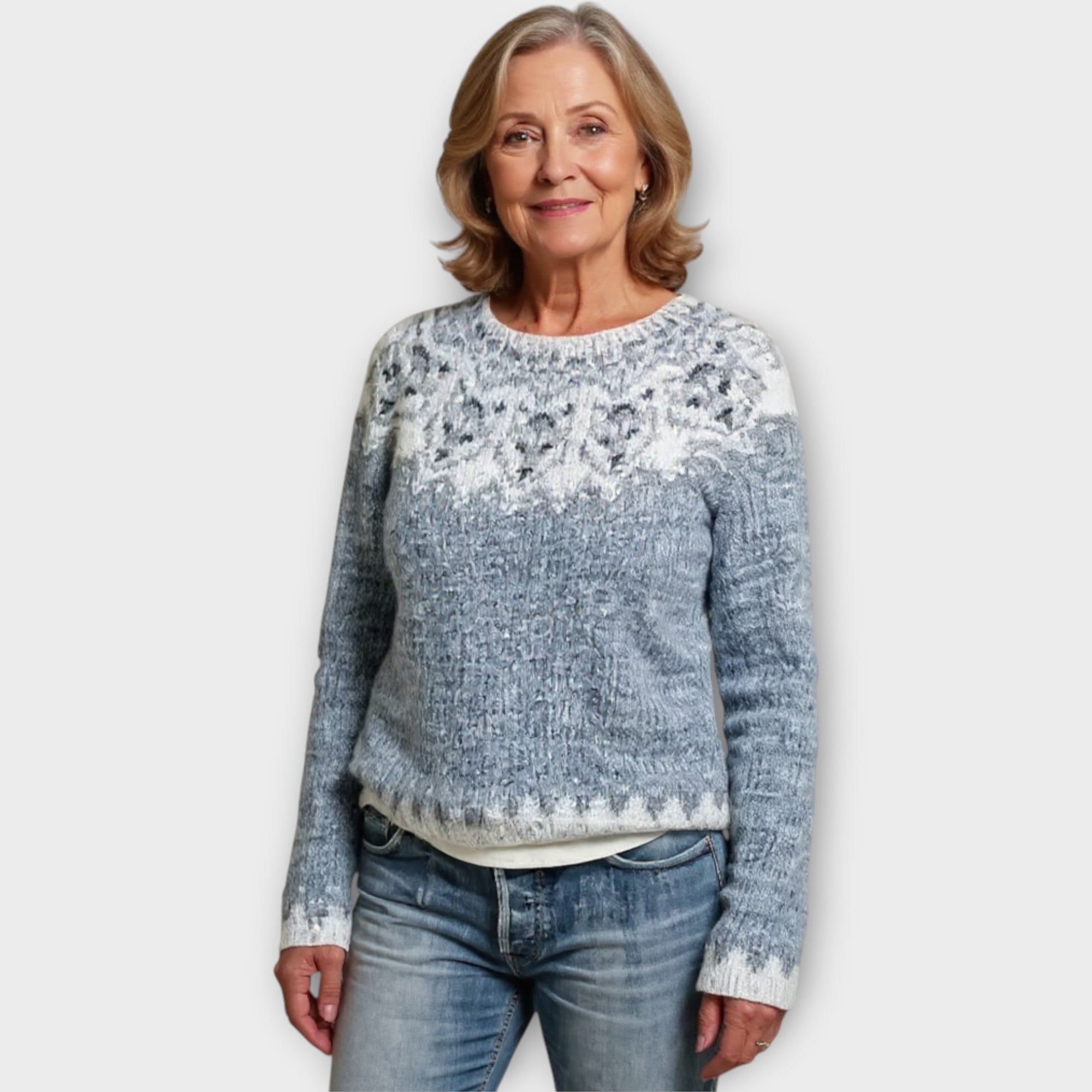 Sweater with Subtle Designs