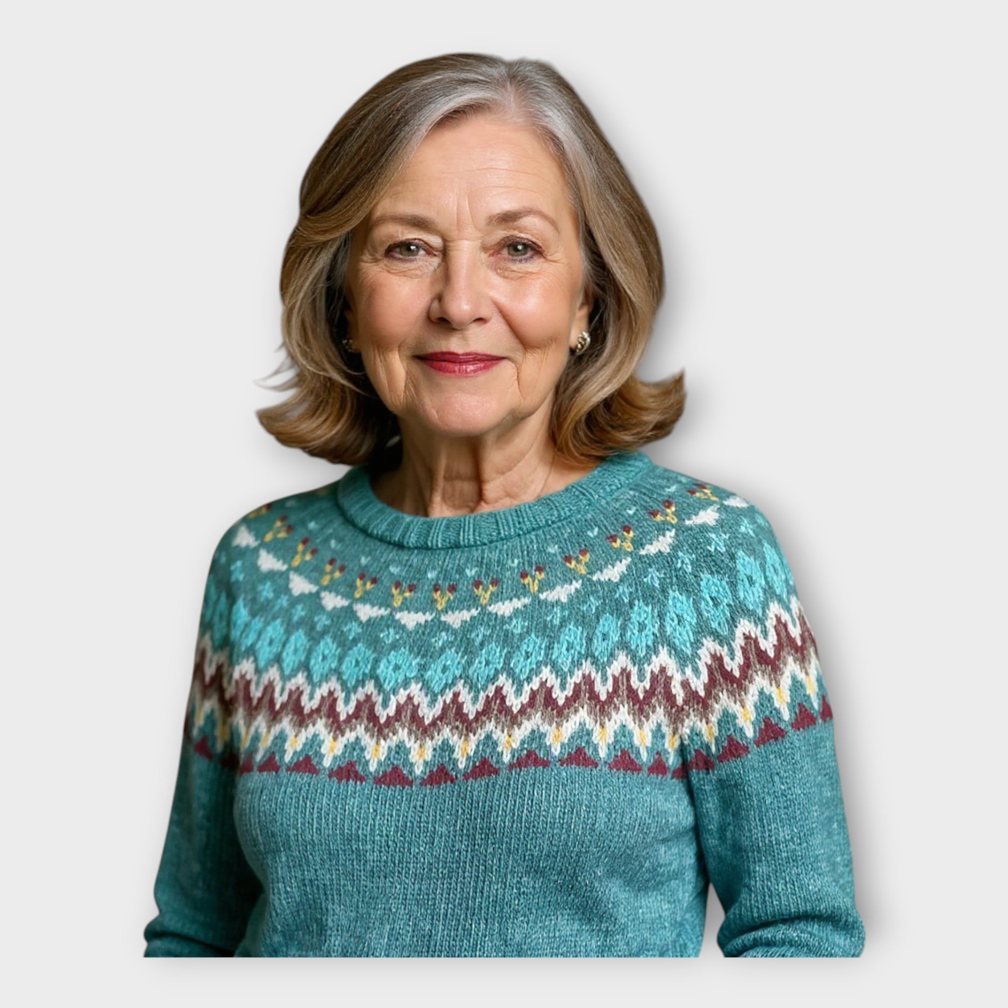 Sweater with Modern Design