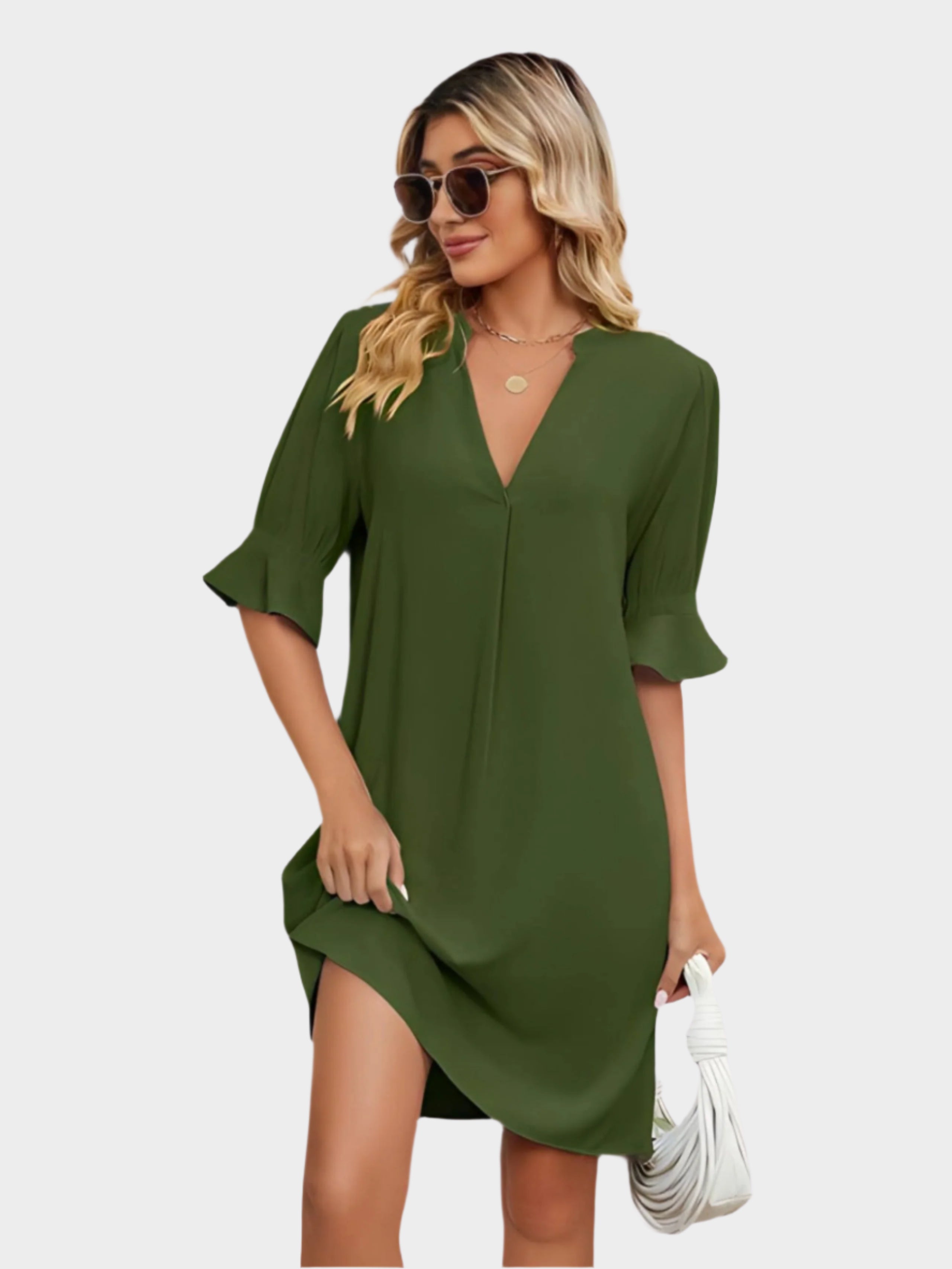 Comfortable Pleated Dress
