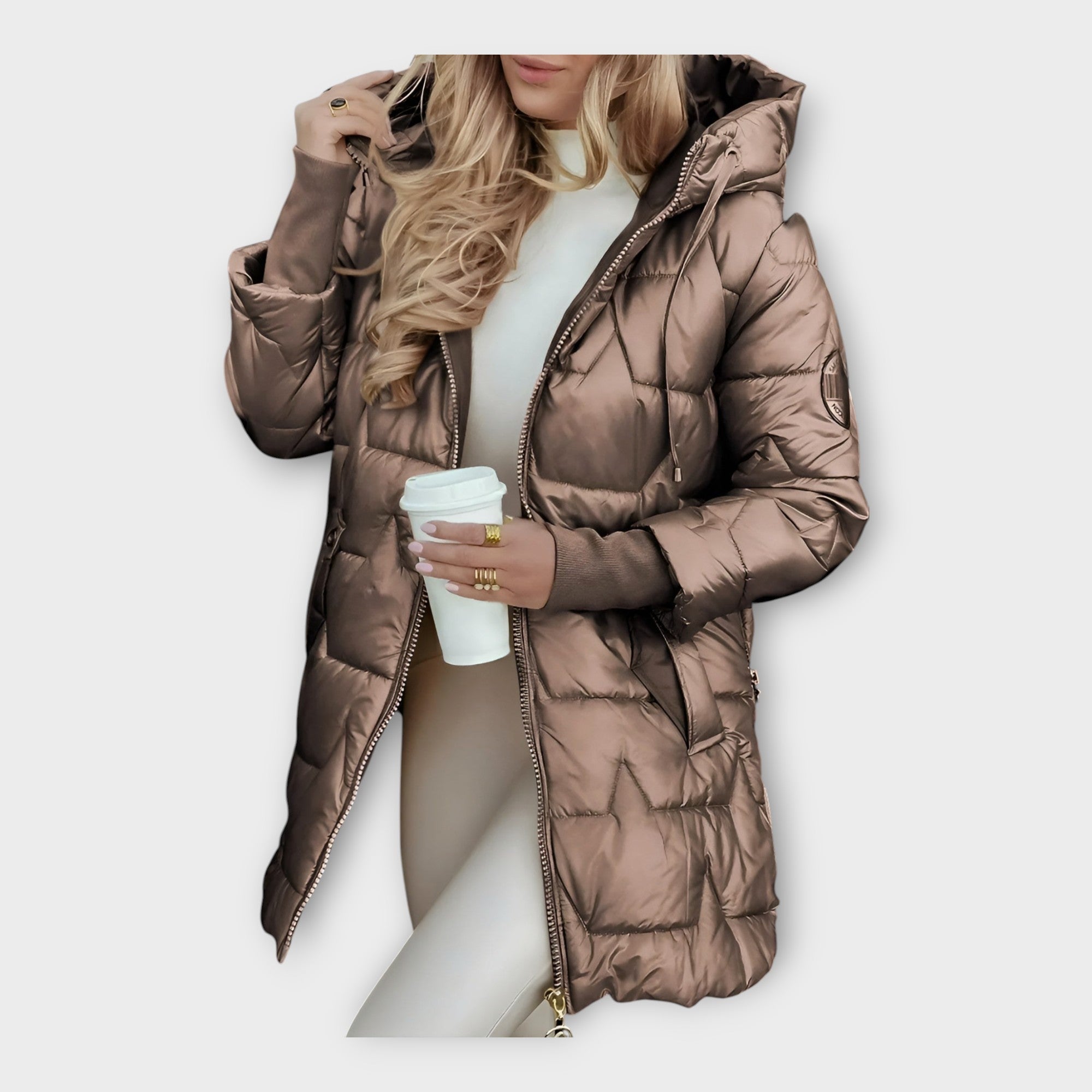 Down Jacket with Hood