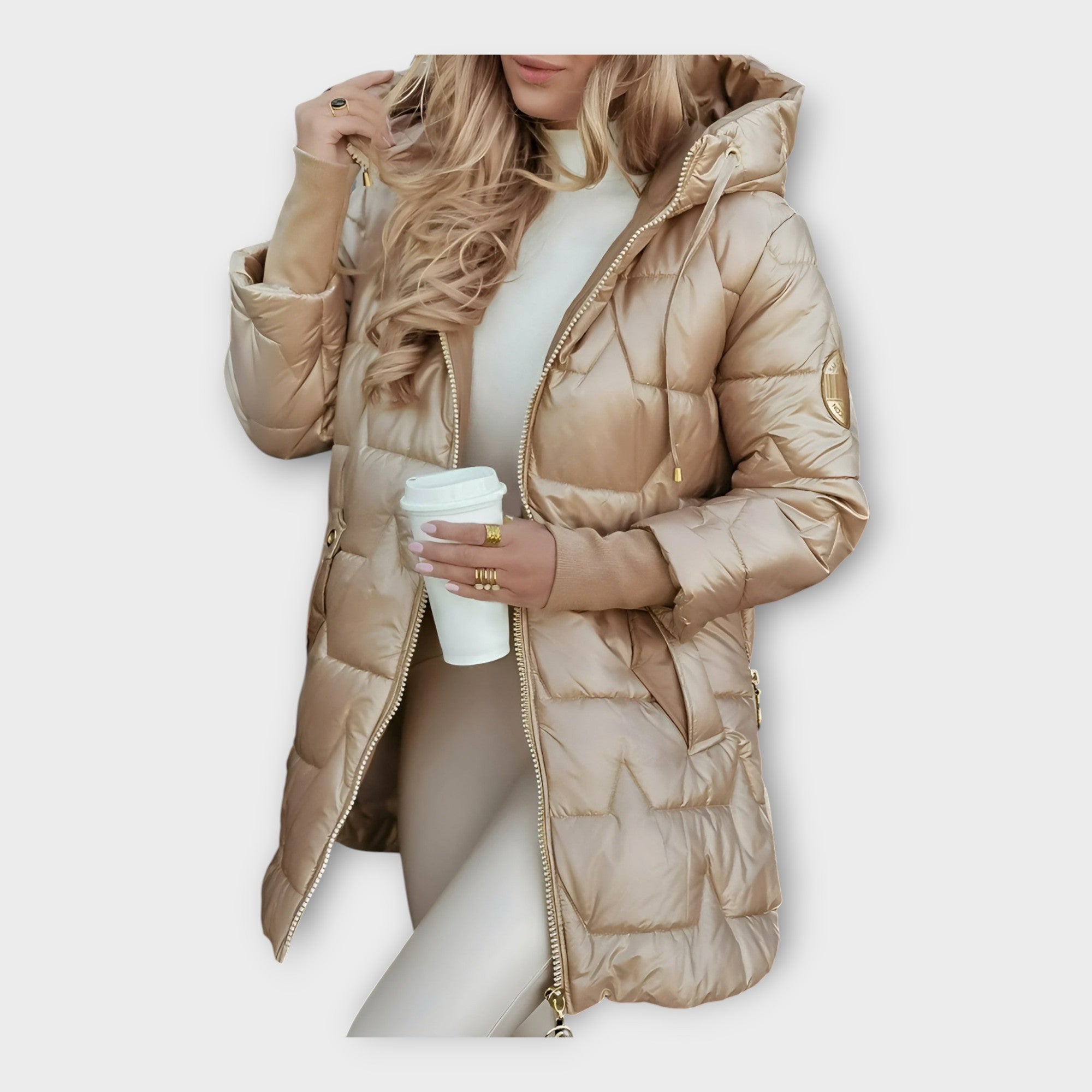 Down Jacket with Hood