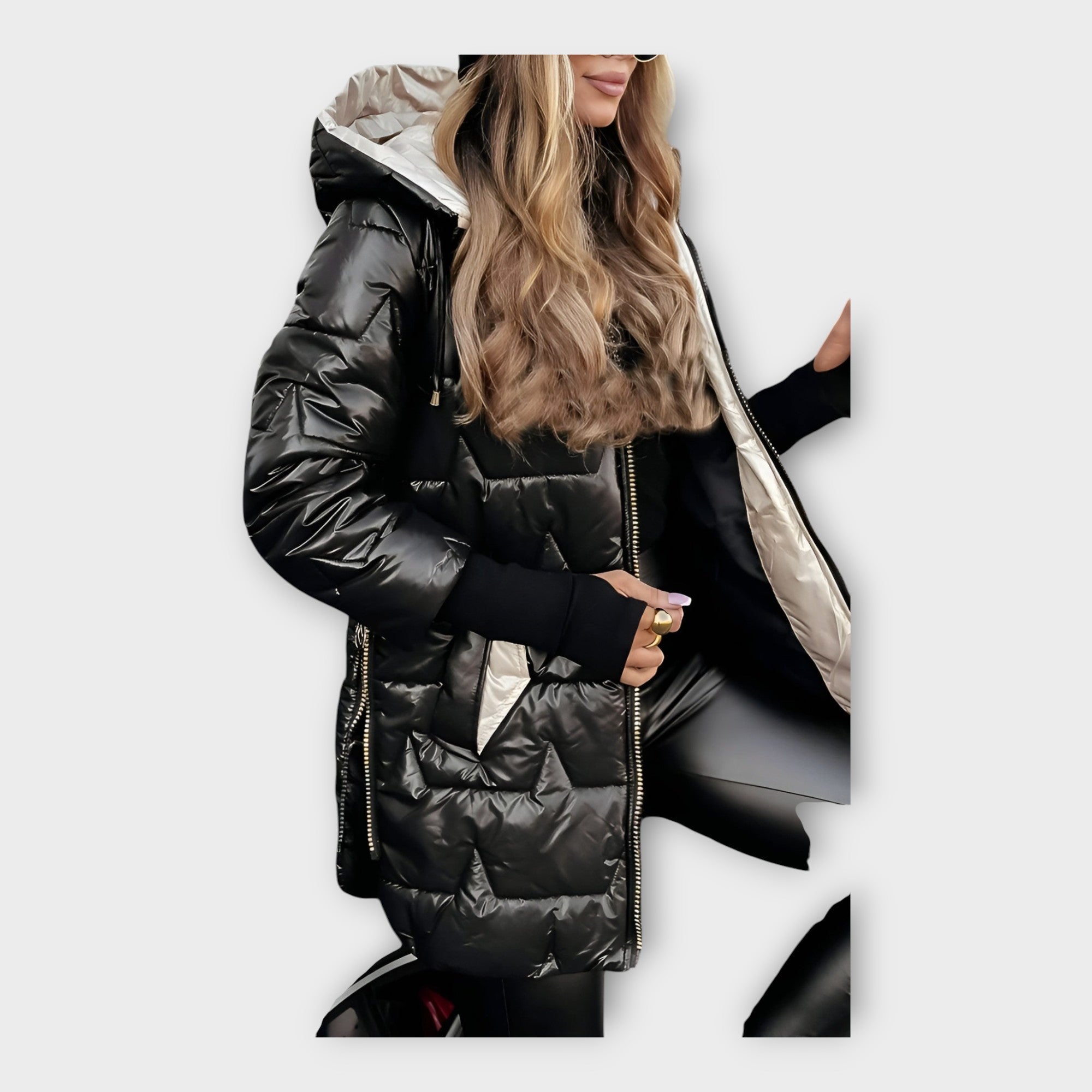 Down Jacket with Hood