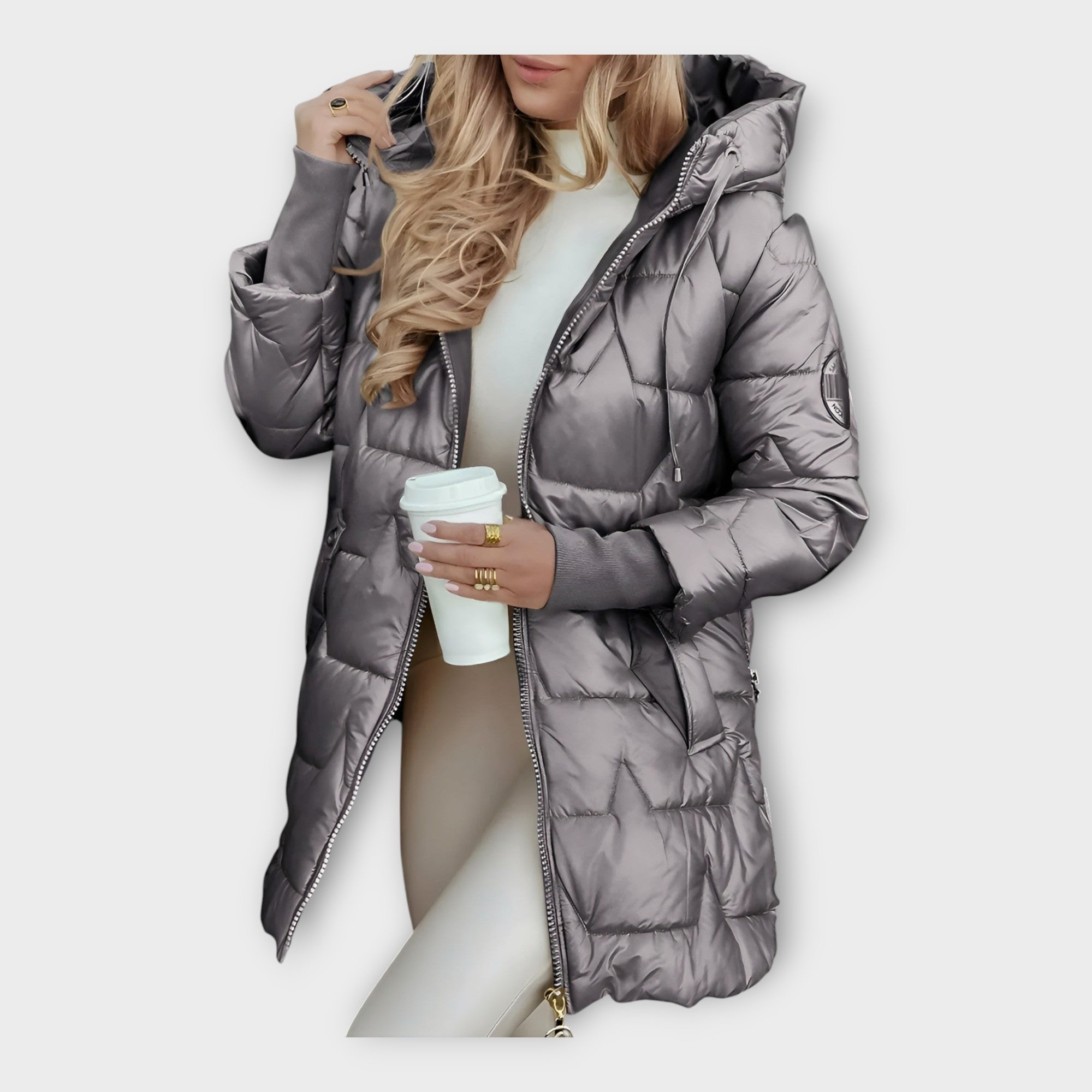 Down Jacket with Hood