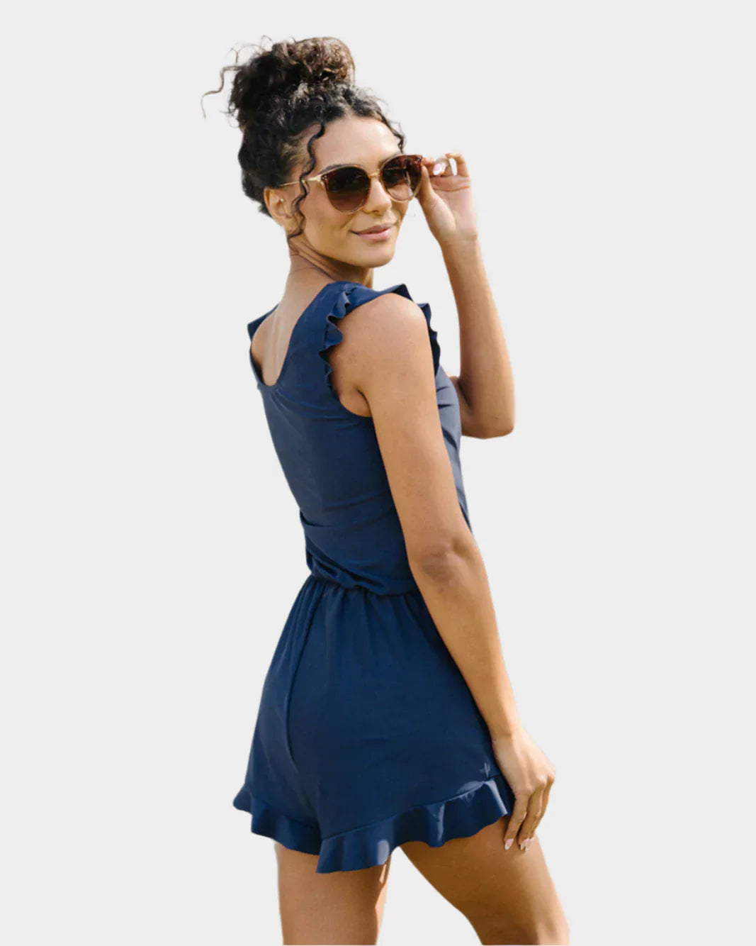 Swimwear with Ruffles and Bust Support