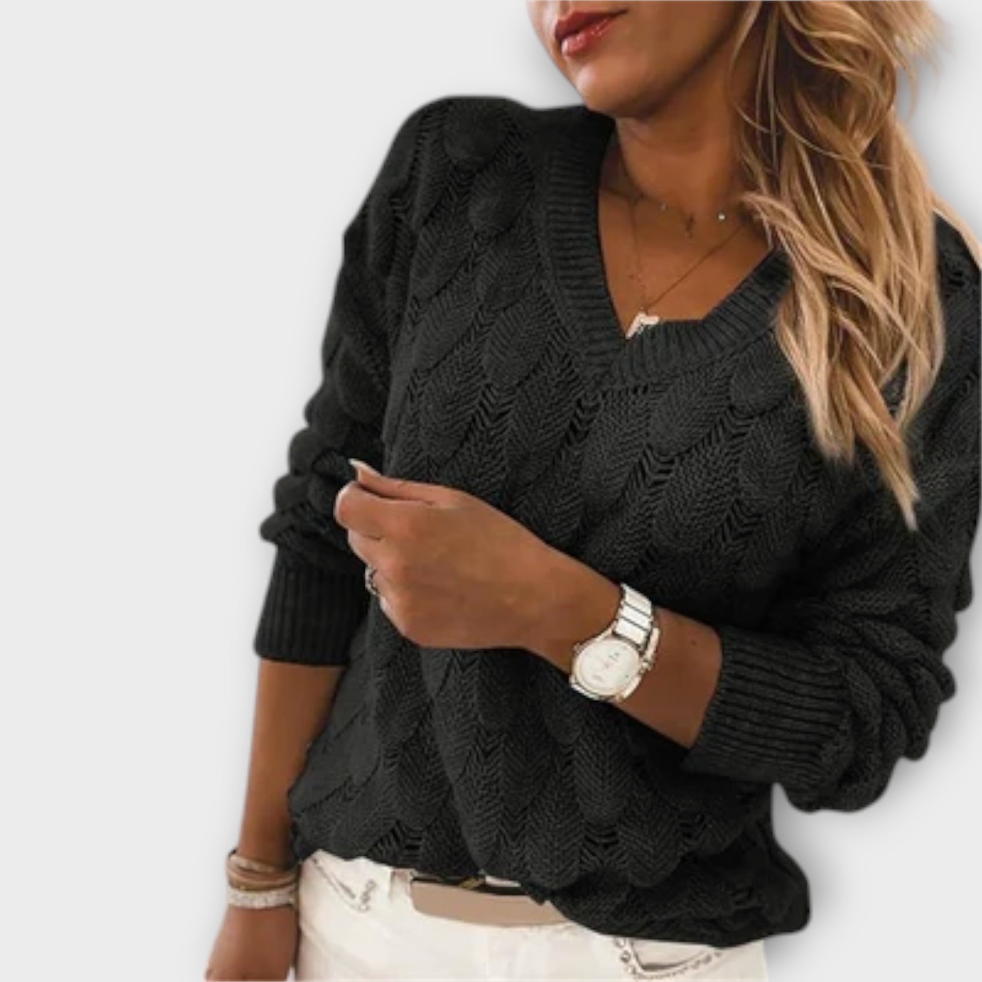 Noemier - V-Neck Sweater