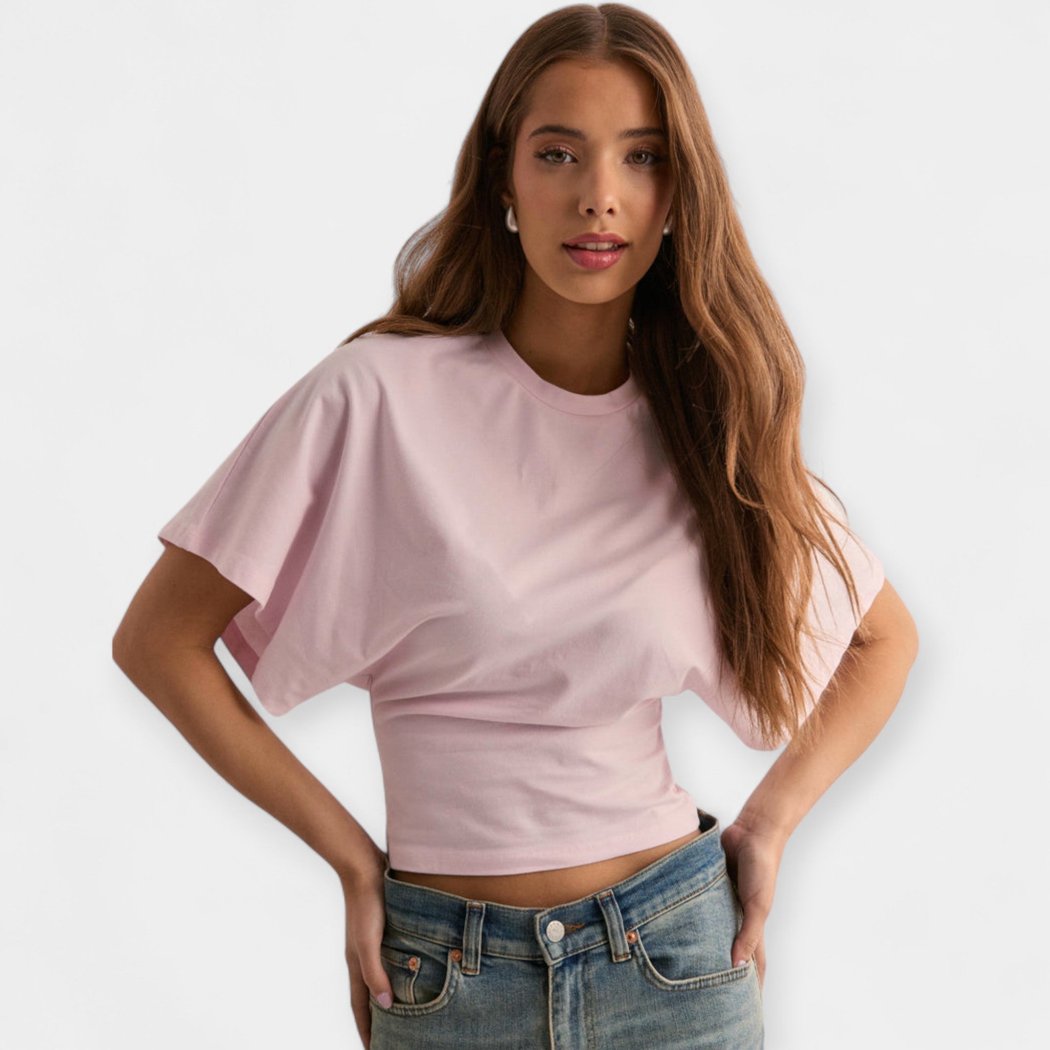 Top with Comfortable Wide Sleeves