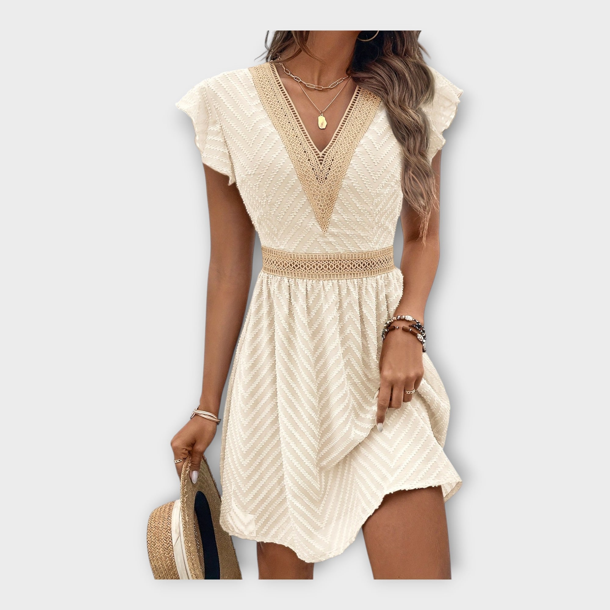 Elegant dress with refined aesthetics