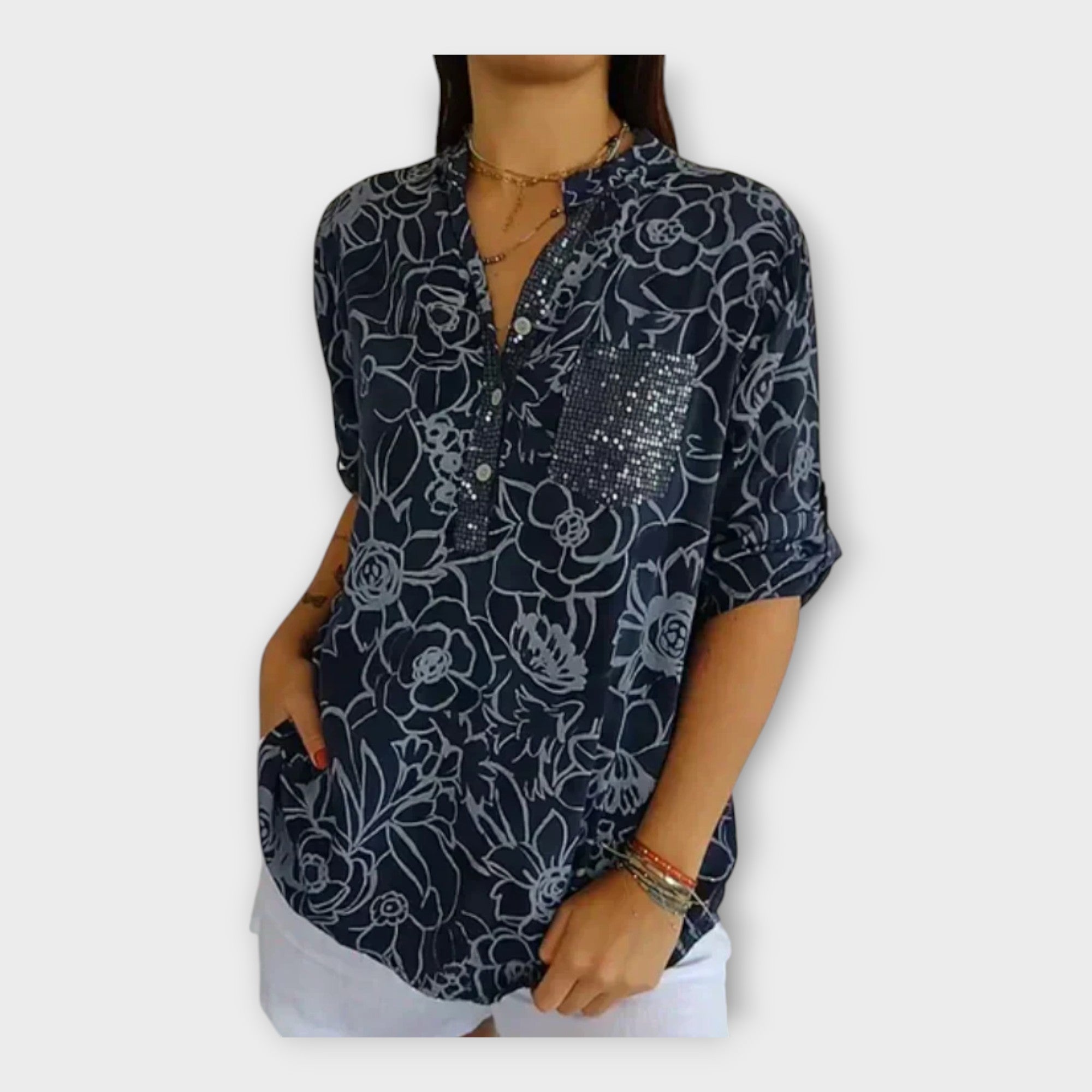 Elegant Blouse with Design