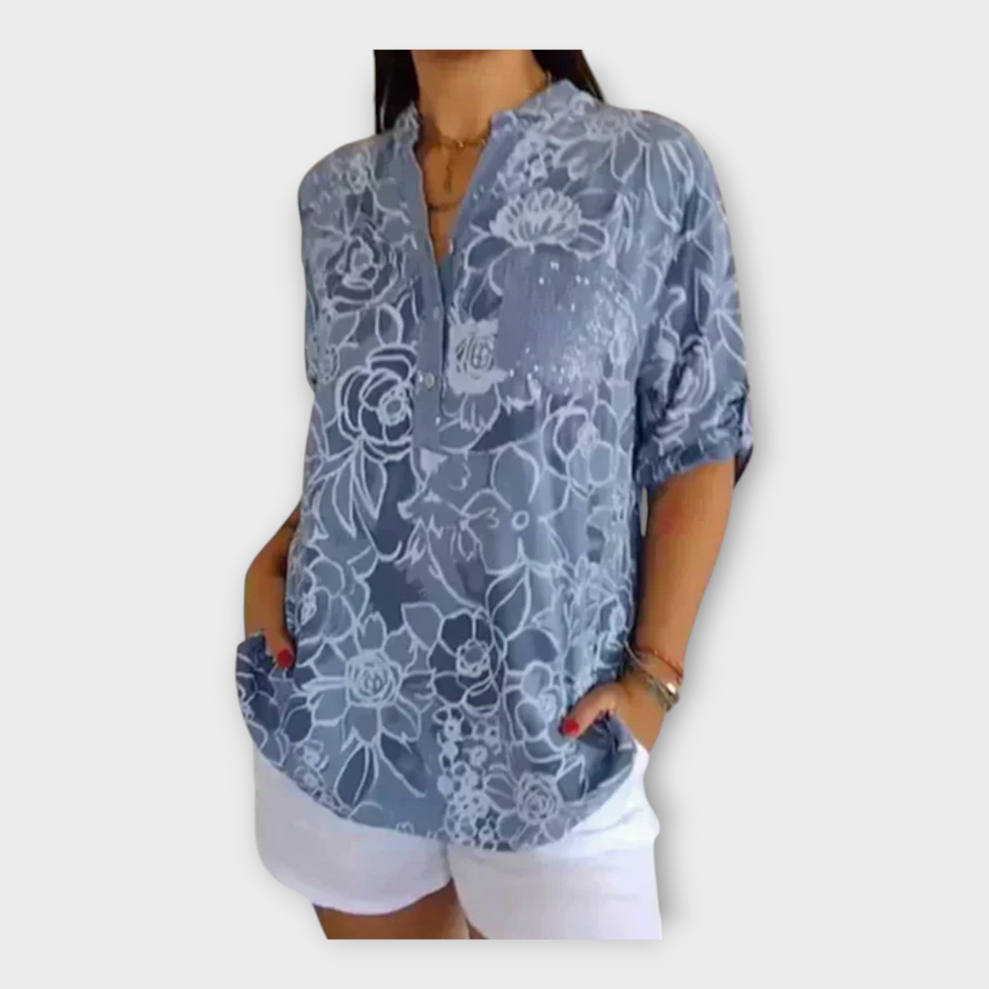 Elegant Blouse with Design