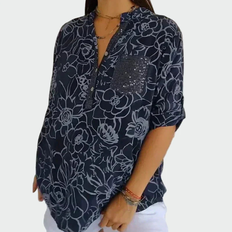Floral Pattern Blouse
