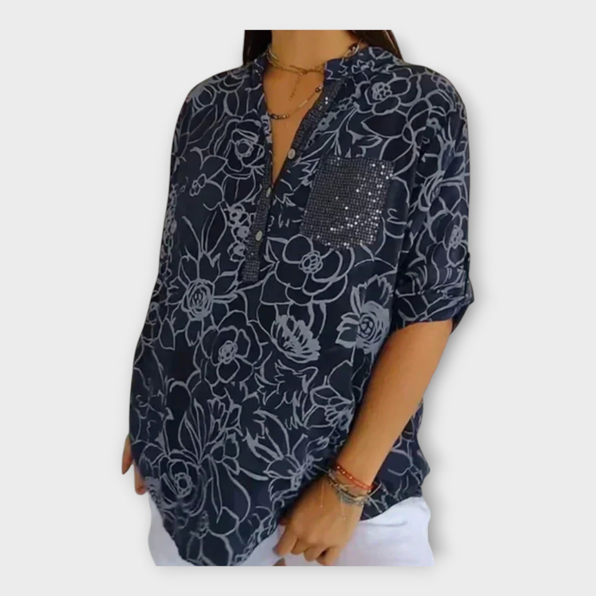 Elegant Blouse with Design