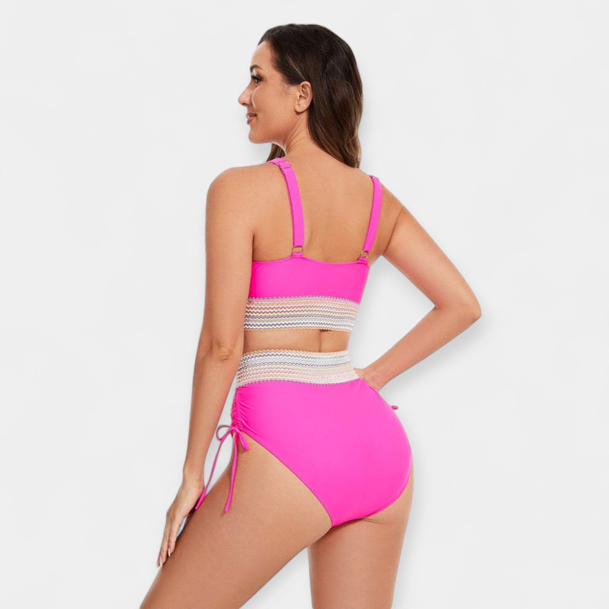High-Waisted Bikini with Padding