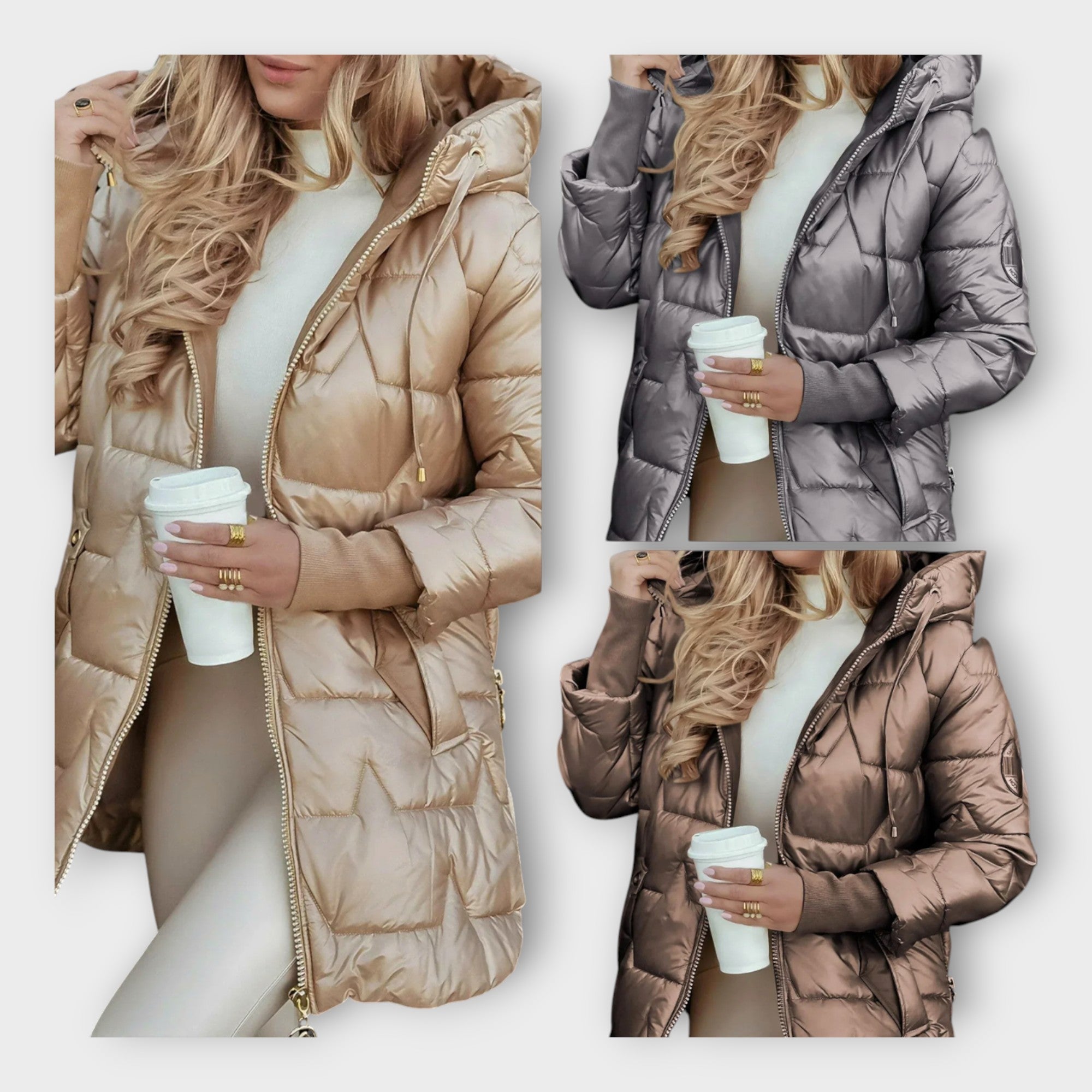 Down Jacket with Hood